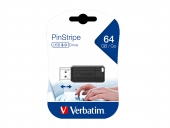 PENDRIVE VERBATIM PIN STRIPE 64 GB