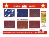 STELLE ADESIVE NATALE MIX
