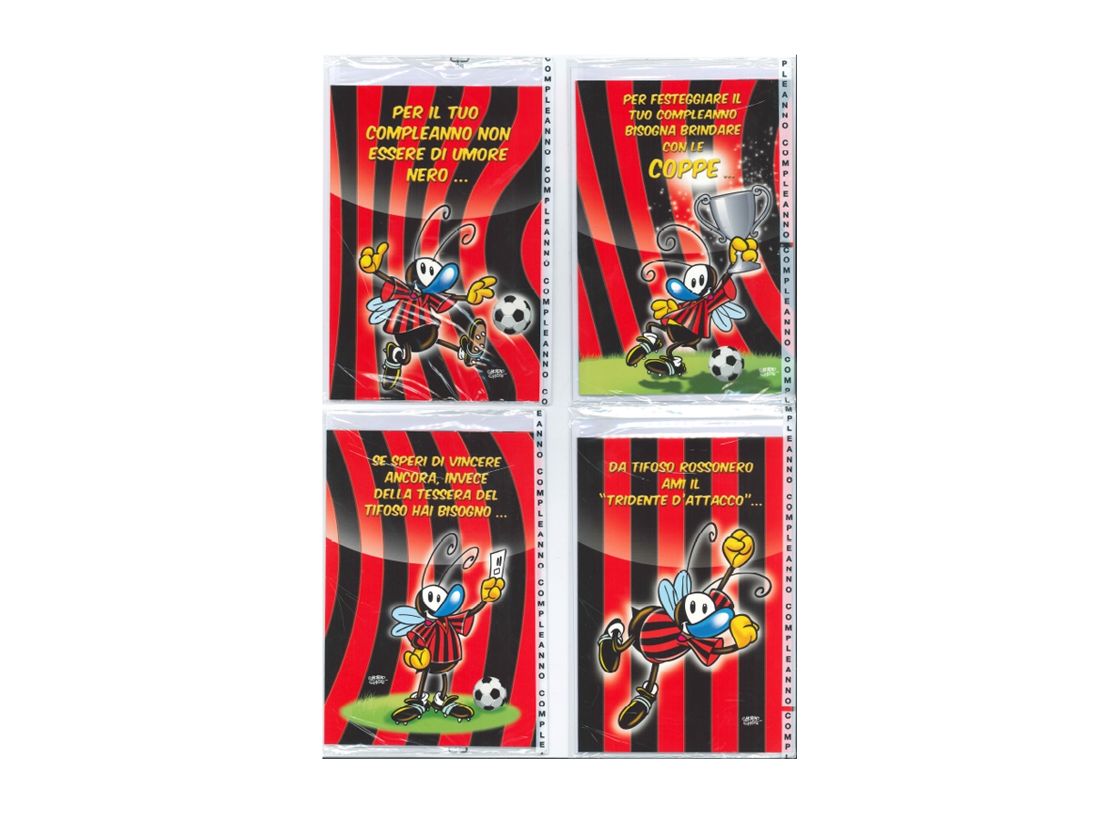 BIGLIETTI AUGURALI ROSSONERI BIGLIETTI AUGURALI ROSSONERI