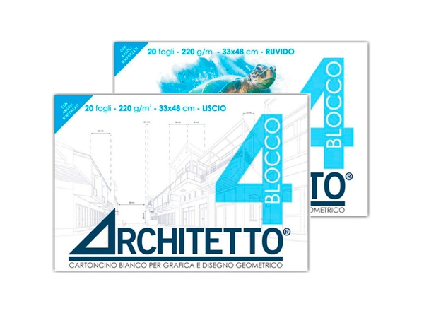 BLOCCO DA DISEGNO -ARCHITETTO 4- CON ANGOLI