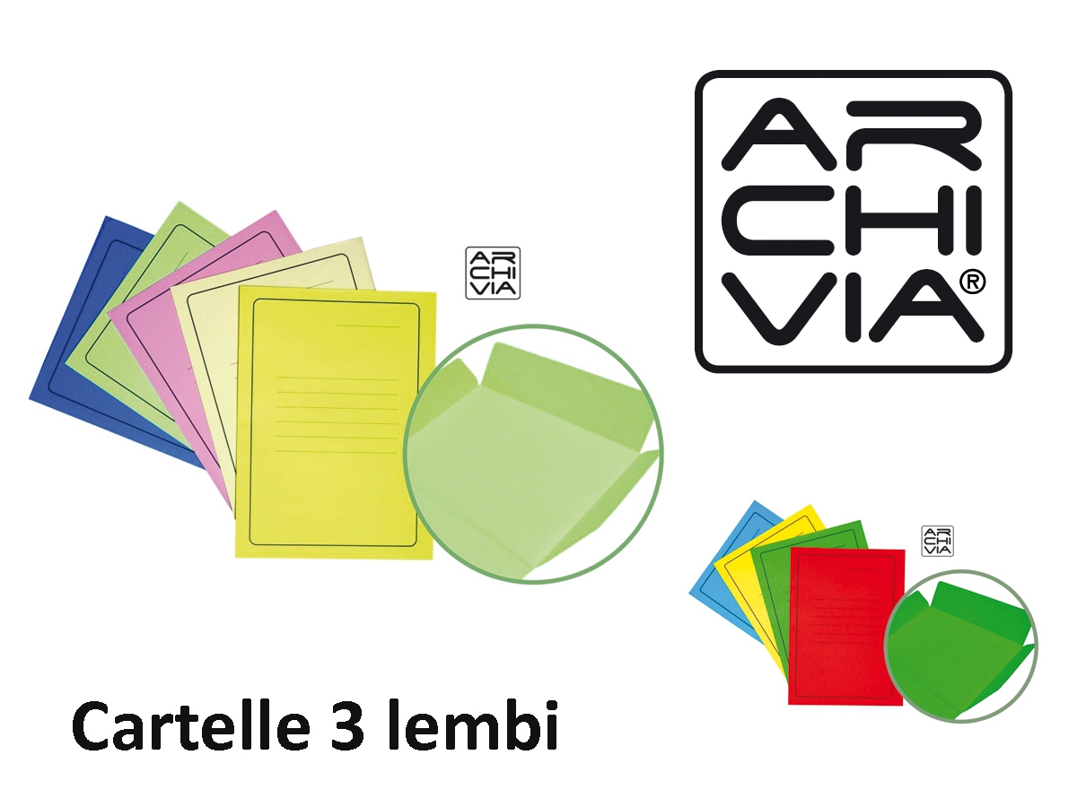 CARTELLE 3 LEMBI CON STAMPA ARCHIVIA CARTELLE 3 LEMBI CON STAMPA ARCHIVIA