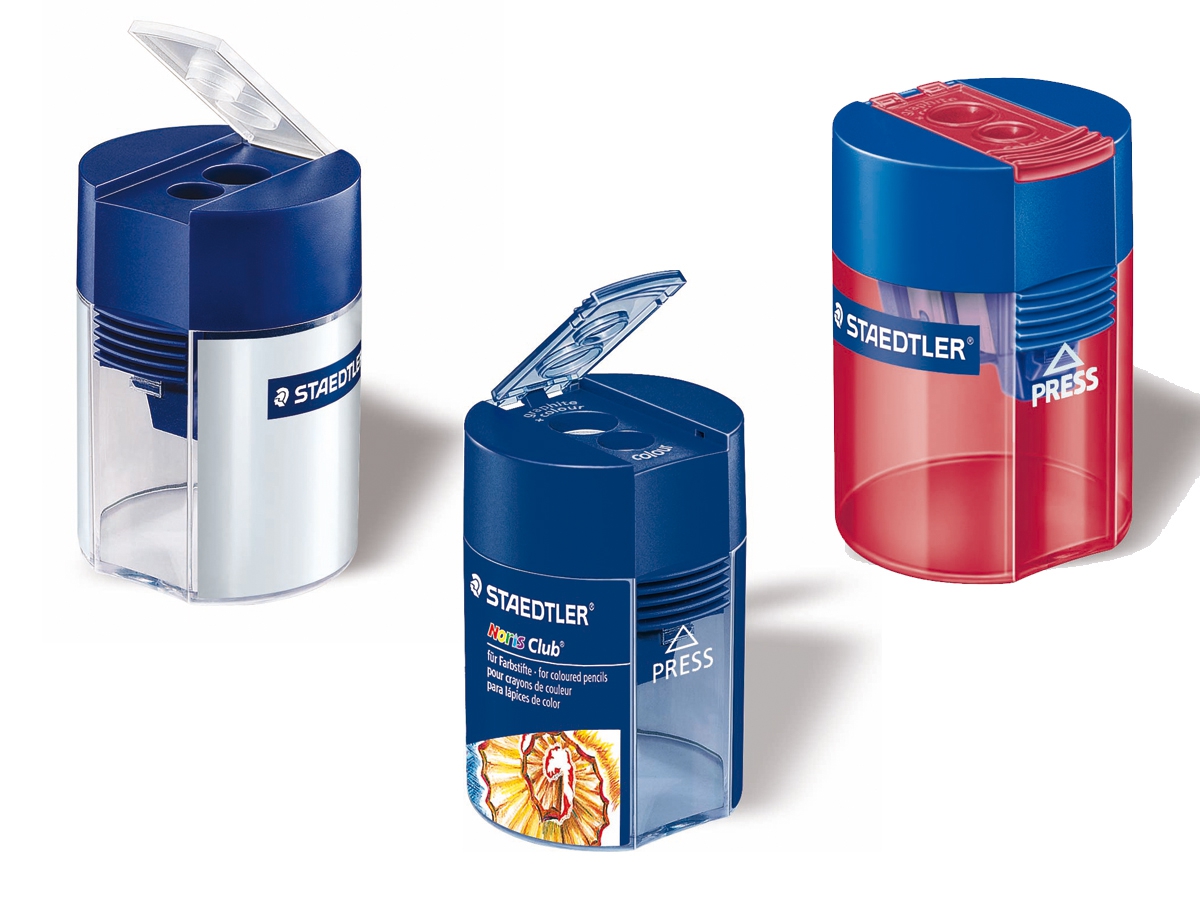 TEMPERAMATITE STAEDTLER 2 FORI CON SERBATOIO TEMPERAMATITE STAEDTLER 2 FORI CON SERBATOIO