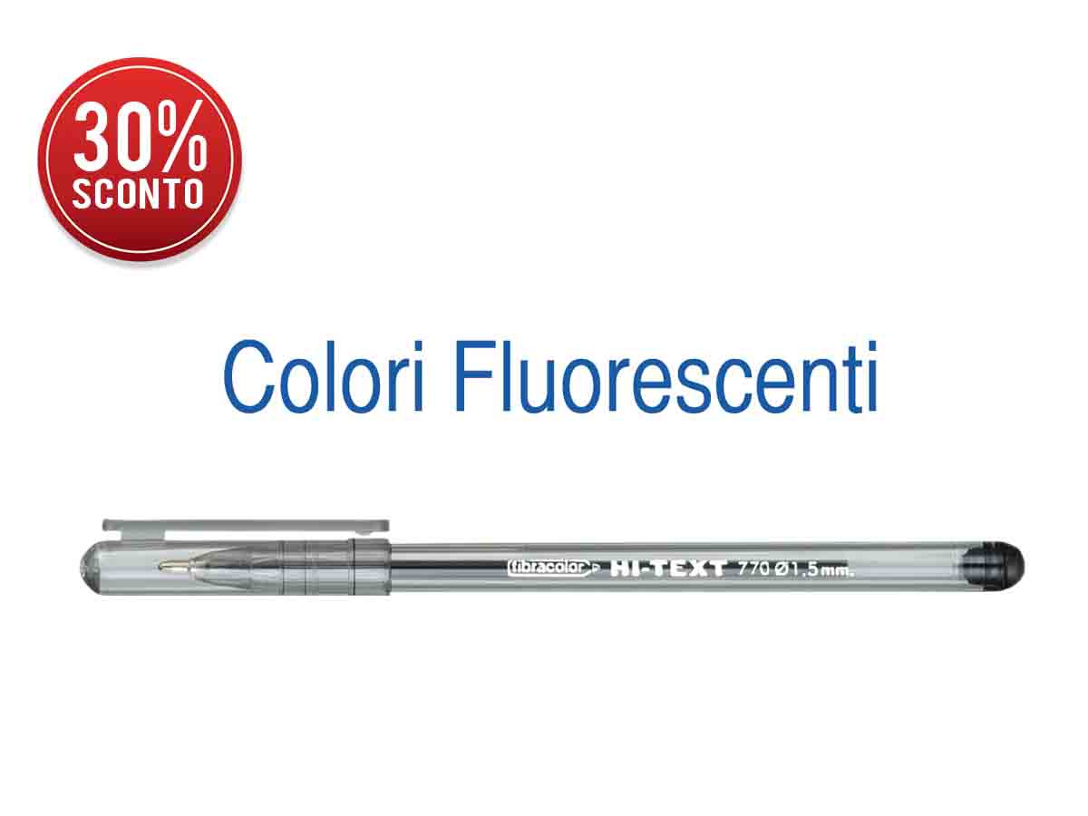 PENNE A SFERA HI-TEXT 1,5 FUSTO FLUO PENNE A SFERA HI-TEXT 1,5 FUSTO FLUO