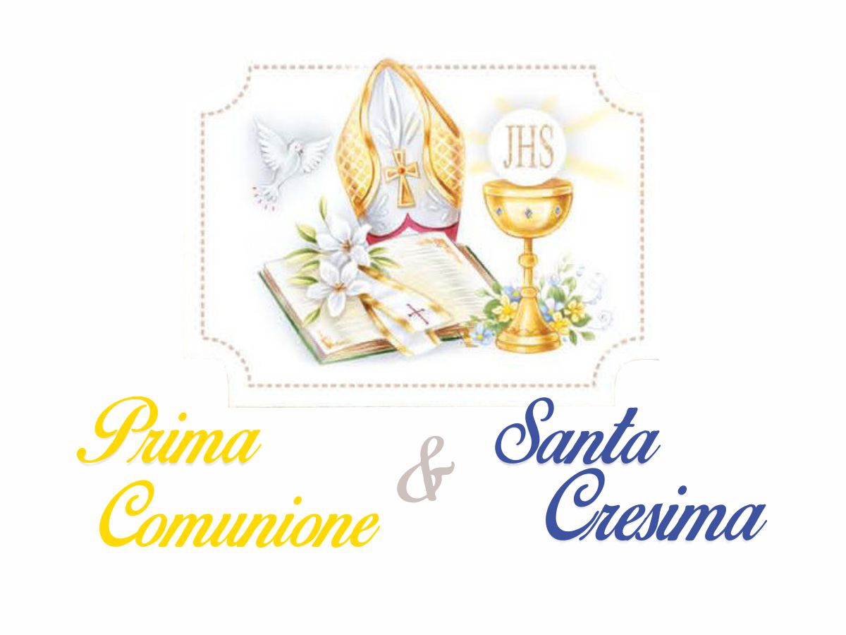 BIGLIETTI COMUNIONE E SANTA CRESIMA BIGLIETTI COMUNIONE E SANTA CRESIMA