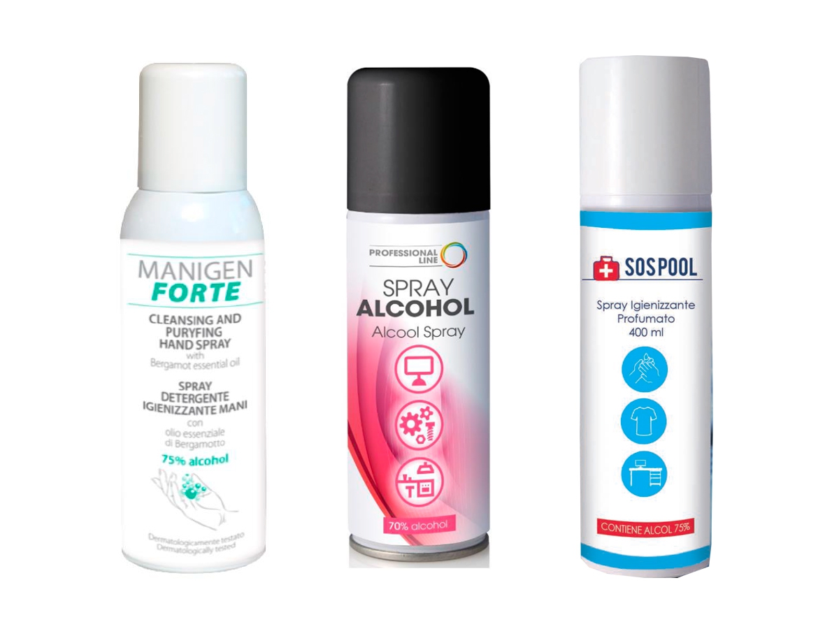 IGIENIZZANTI SPRAY IGIENIZZANTI SPRAY