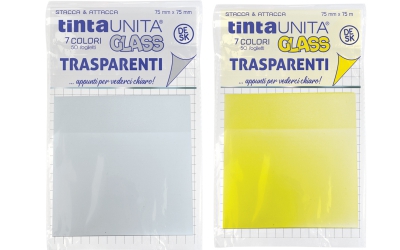STICKY NOTES TRASPARENTI TINTAUNITA GLASS