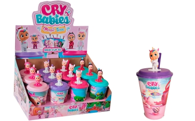 CRY BABIES - PERSONAGGIO 3D IN BICCHIERE SURPRISE