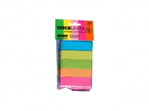 SEGNAPAGINA IN CARTA 15x50 - 5 COLORI NEON 500 FOGLIETTI
