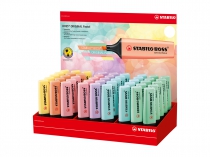 EVIDENZIATORE STABILO BOSS PASTEL IN ESPOSITORE 14 COLORI
