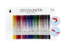 PENNARELLI DOPPIA PUNTA TINTAUNITA BRUSH