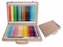 VALIGETTA TU ART IN LEGNO 36 CLASSIC + 36 PASTEL + ACCESSORI