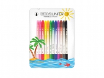 TINTAUNITA BRUSH BIPUNTA IN SCATOLA METALLO