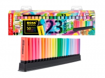 SET SCRIVANIA DA 23 EVIDENZIATORI STABILO BOSS