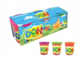 CONFEZIONE 3 BARATTOLI 141 GR (FUCSIA - ARANCIO - VERDE)