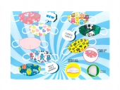 MASCHERINE PER BAMBINI SOCIAL MIX CON 6 FILTRI INCLUSI