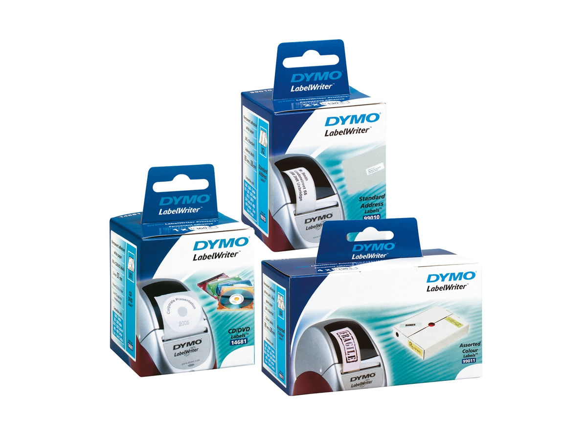 ROTOLI ETICHETTE CARTA PERMANENTE PER DYMO LABELWRITER ROTOLI ETICHETTE CARTA PERMANENTE PER DYMO LABELWRITER