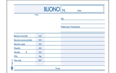 BLOCCHI BUONI CONSEGNA BM CARTA CHIMICA