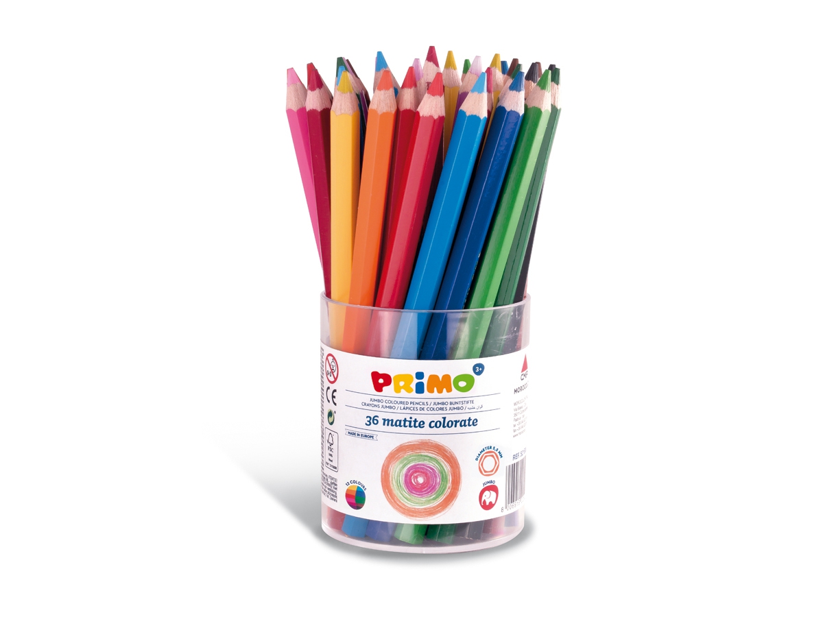 BARATTOLO MATITE COLORATE MAXI BARATTOLO MATITE COLORATE MAXI