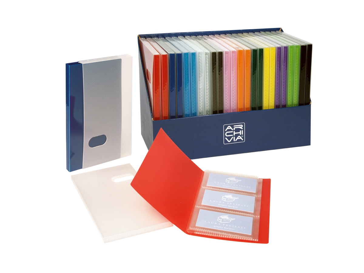 PORTABIGLIETTI DA VISITA ARCHIVIA CON CUSTODIA PORTABIGLIETTI DA VISITA ARCHIVIA CON CUSTODIA