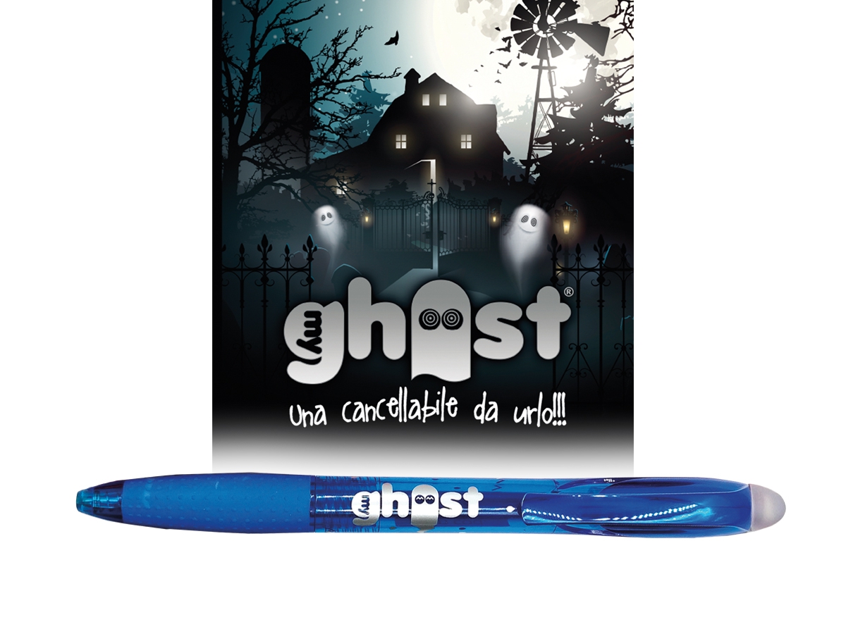 PENNA A SFERA CANCELLABILE MY GHOST A SCATTO PENNA A SFERA CANCELLABILE MY GHOST A SCATTO