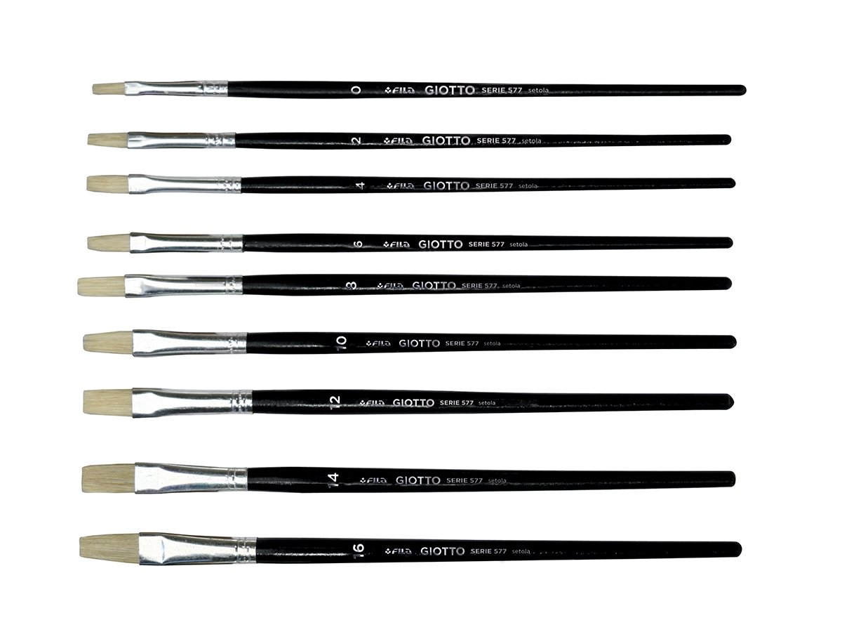 PENNELLI GIOTTO SERIE ART 577 IN SETOLA PENNELLI GIOTTO SERIE ART 577 IN SETOLA