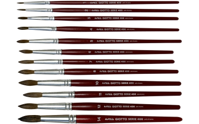 PENNELLI GIOTTO SERIE ART 400 IN PELO DI PONY