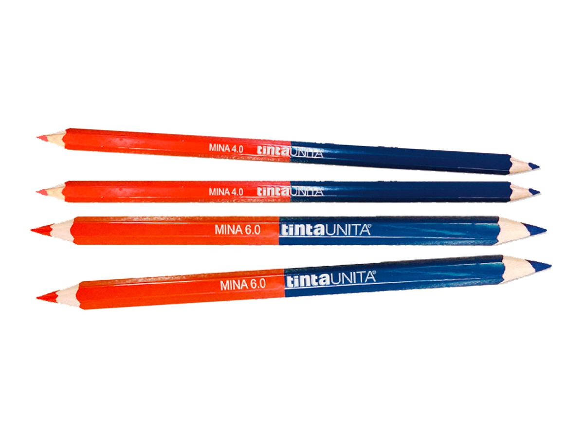 MATITA BICOLORE DOPPIA PUNTA TINTAUNITA (ROSSO BLU) MATITA BICOLORE DOPPIA PUNTA TINTAUNITA (ROSSO BLU)