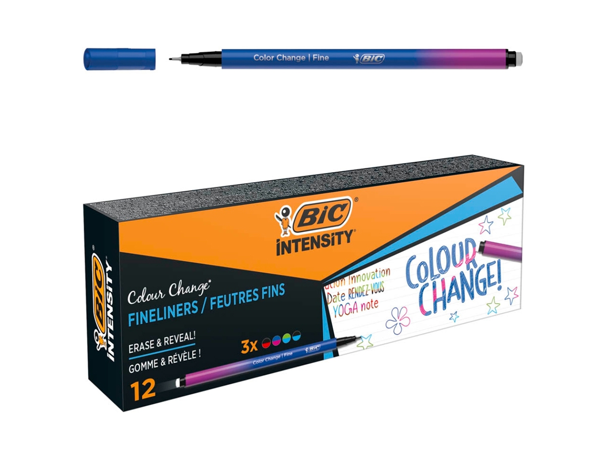 BIC INTENSITY FINELINER COLOR CHANGE BIC INTENSITY FINELINER COLOR CHANGE