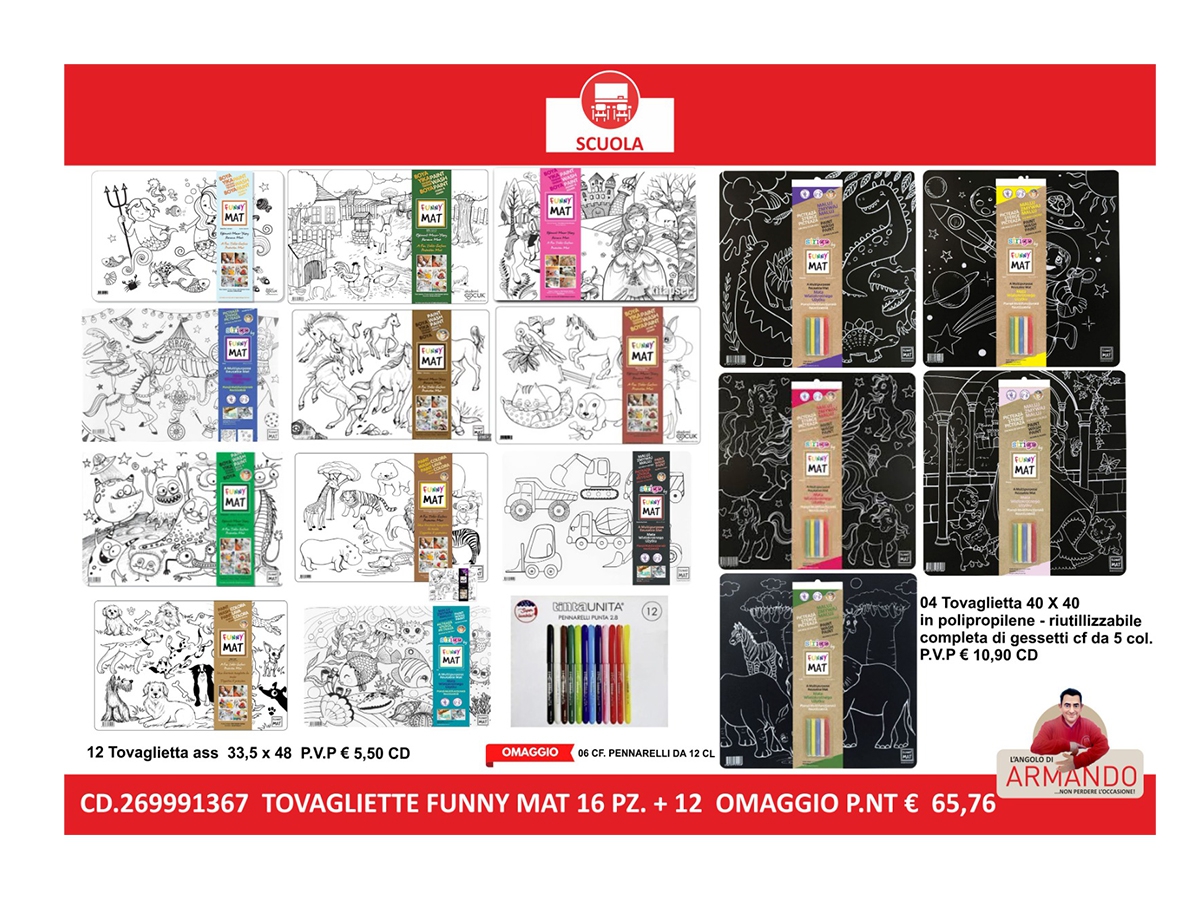 FUNNY MAT TOVAGLIETTA BY ARMY FUNNY MAT TOVAGLIETTA BY ARMY
