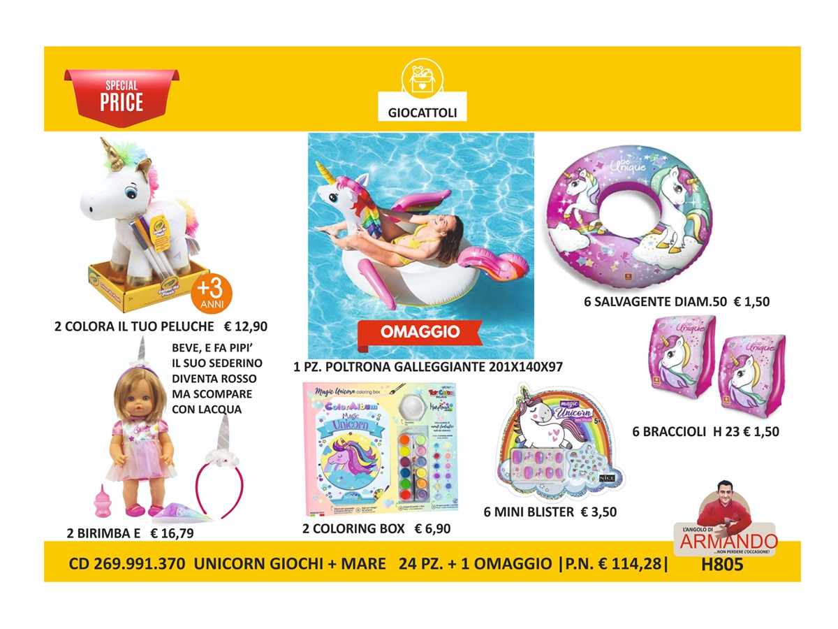 UNICORN MARE E GIOCHI BY ARMY UNICORN MARE E GIOCHI BY ARMY