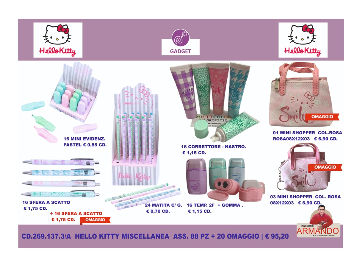 HELLO KITTY MISCELLANEA ASS.A BY ARMY HELLO KITTY MISCELLANEA ASS.A BY ARMY