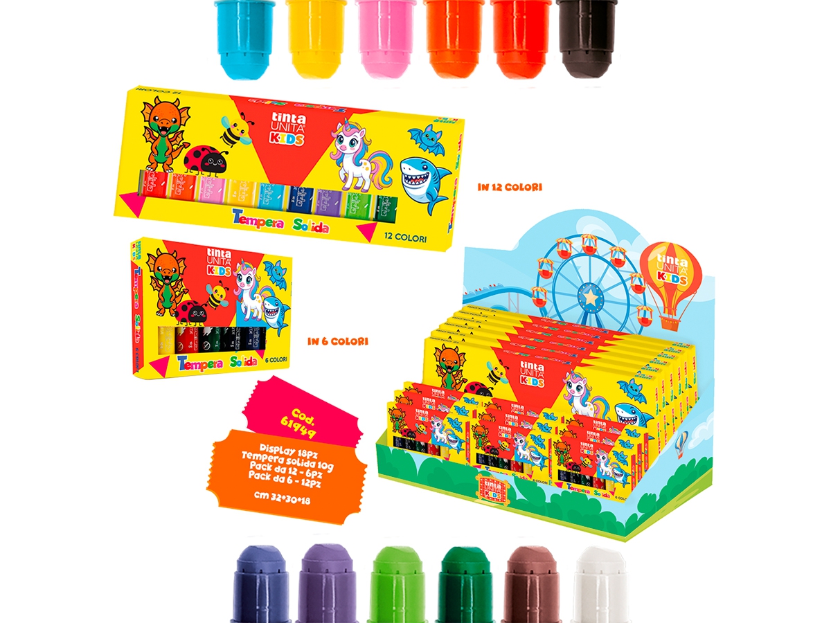 TEMPERA SOLIDA TINTAUNITA KIDS TEMPERA SOLIDA TINTAUNITA KIDS