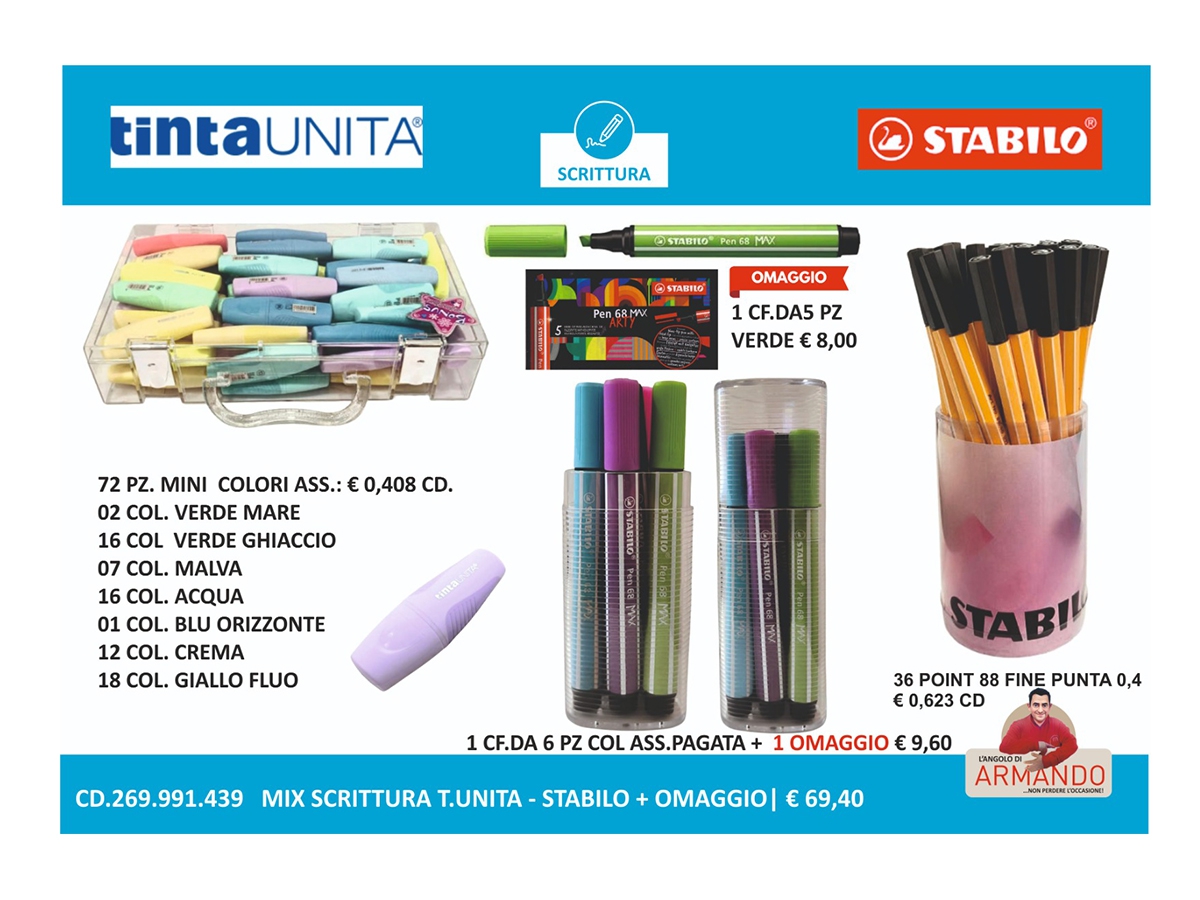 EVIDENZIATORI TU MINI EVIDENZIATORI TU MINI