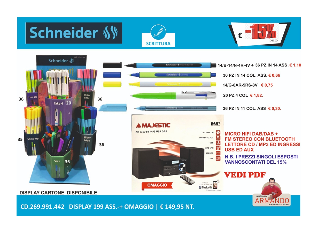 SCHNEIDER ENJOY BY ARMY SCHNEIDER ENJOY BY ARMY